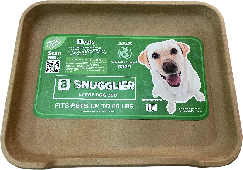 B Snugglier - Large Dog Bed, Biodegradable, Cardboard