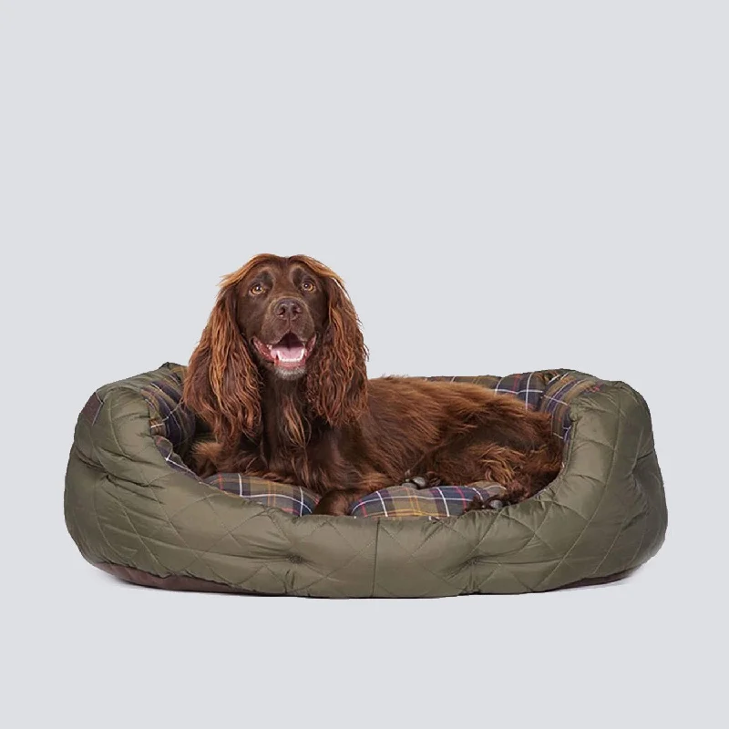 Barbour Quilted Dog Bed