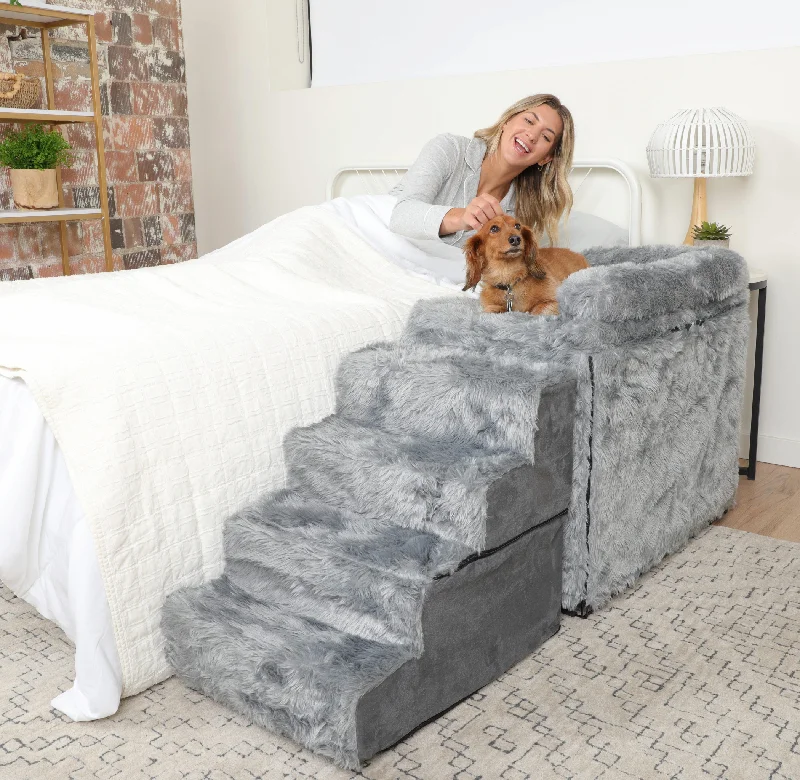 Dog Bedside Sleeper Crate Kit & Stairs