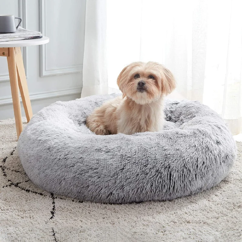 Calming Dog & Cat Bed - Anti-Anxiety Donut Cuddler