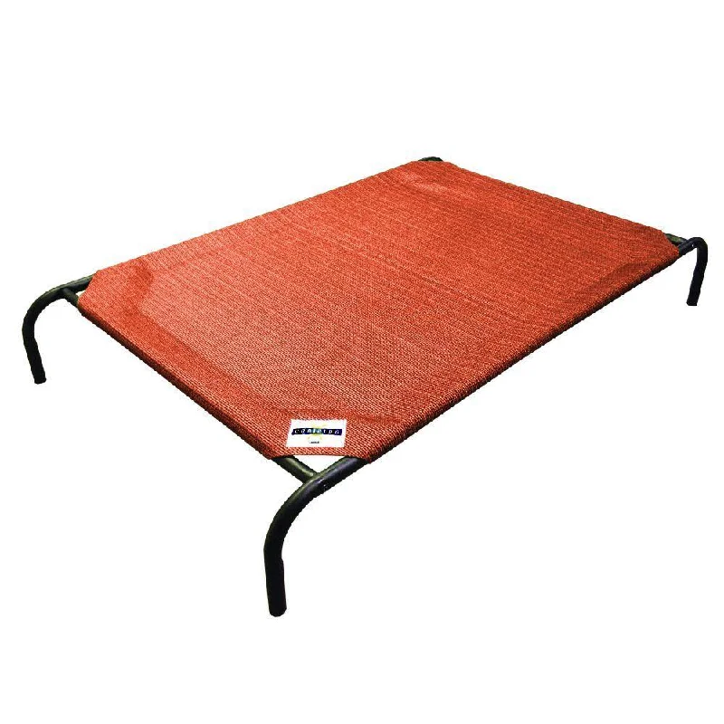 15% OFF: Coolaroo Elevated Knitted Fabric Pet Bed - Terracotta