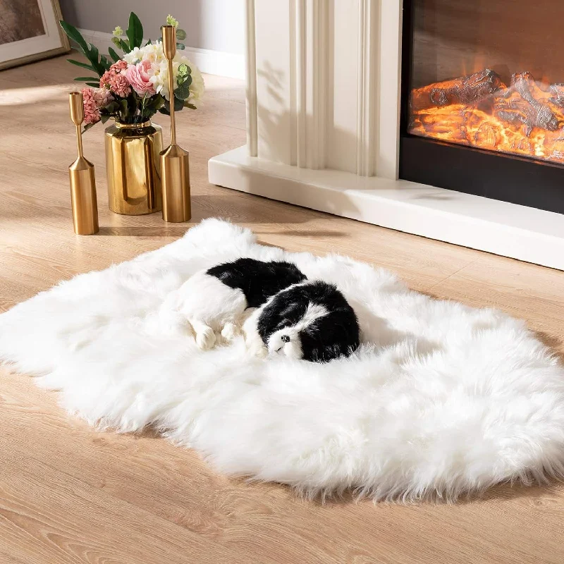 Fur Dog Bed Rug - Ultra Cozy Plush Mat for Pets