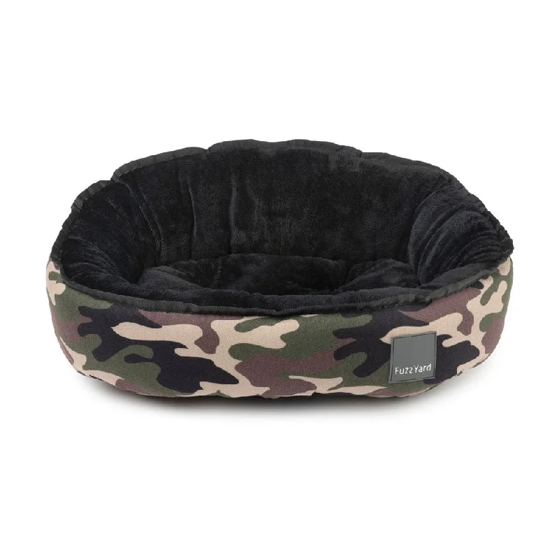 '18% OFF Small': FuzzYard Reversible Dog Bed (Camo)