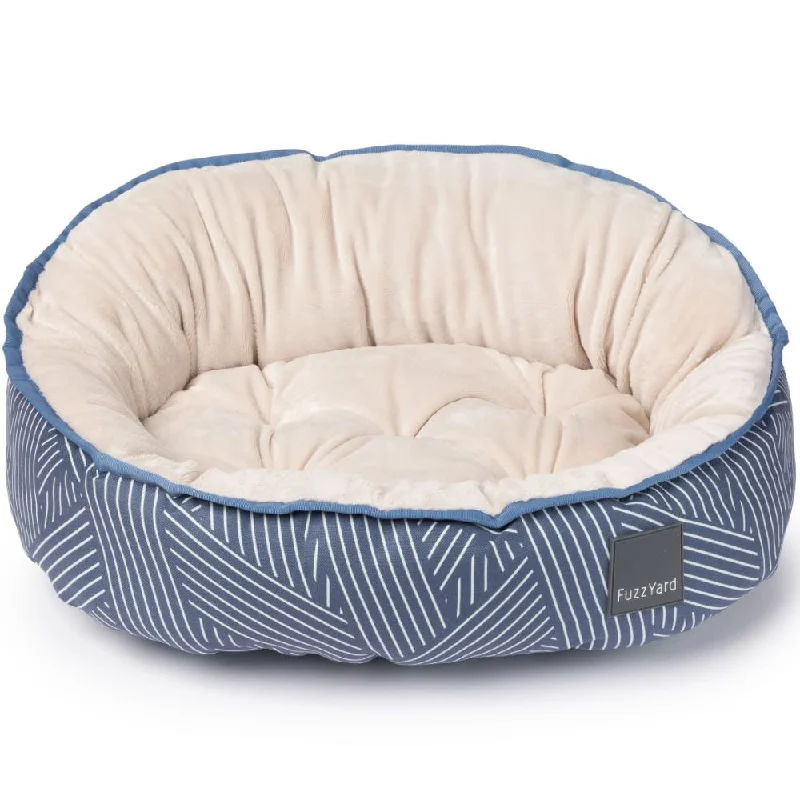 15% OFF: FuzzYard Reversible Dog Bed (Thornbury Aegean Blue)