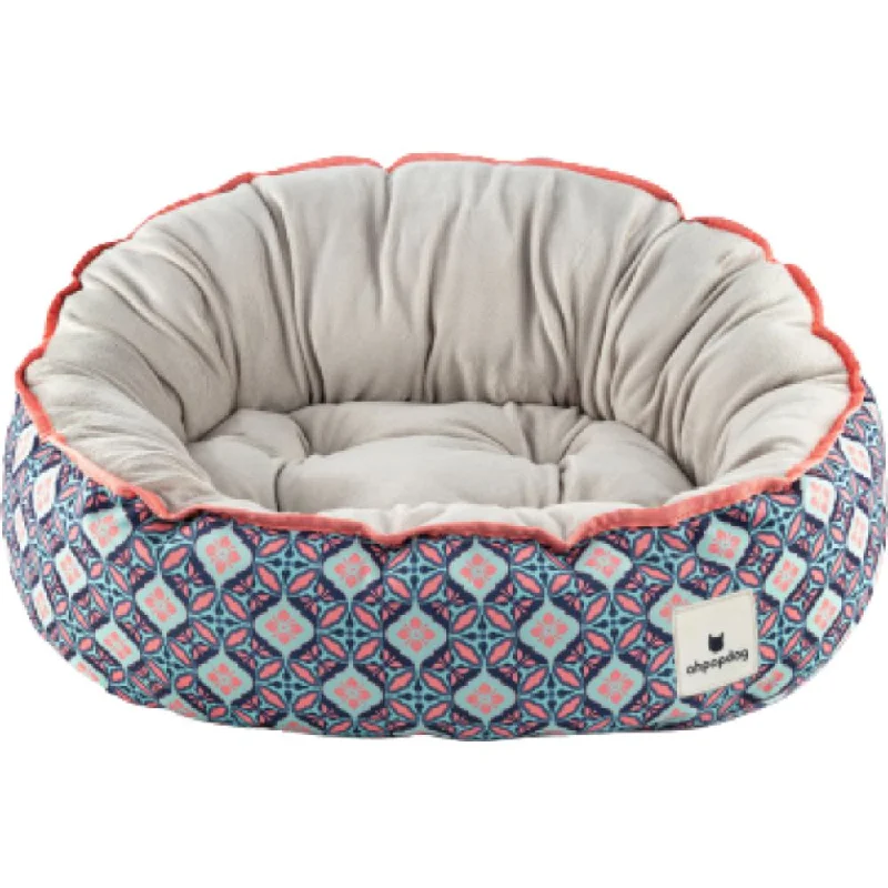 Ohpopdog Heritage Reversible Dog Bed (Bunga Peach 6)