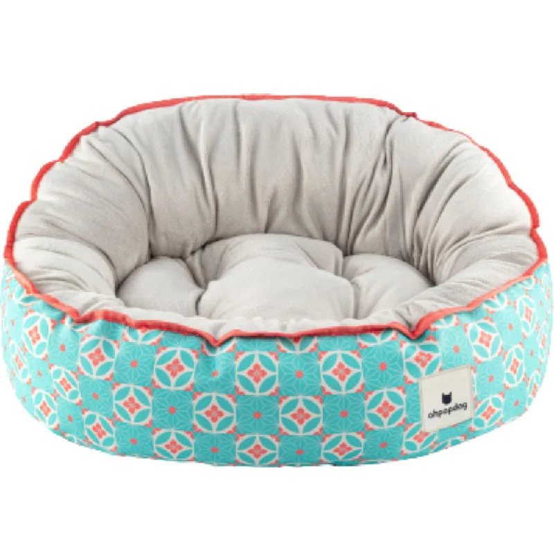 Ohpopdog Heritage Reversible Dog Bed (Straits Mint 17)