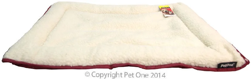 PET ONE RECTANGULAR W/SHEEPSKIN