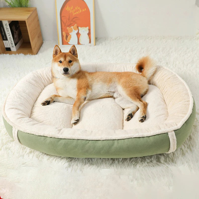 PlushNest Dog Bed