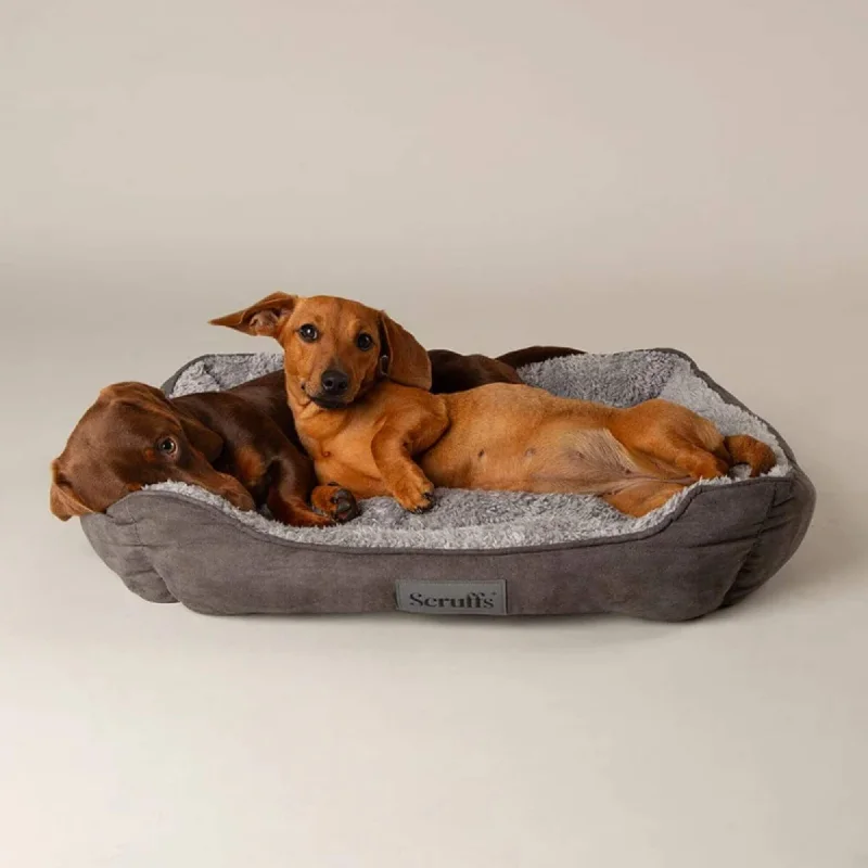 Scruffs Cosy Soft-Walled Dog Bed in Grey