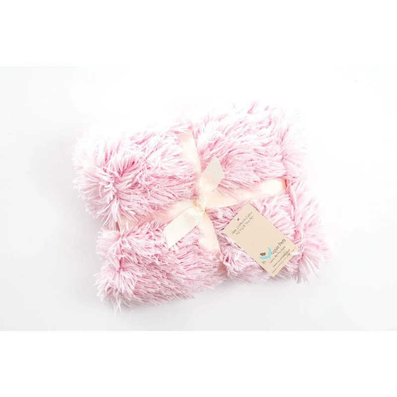 Shaggy Baby Pink Luxury Dog Blanket / Cat Blanket