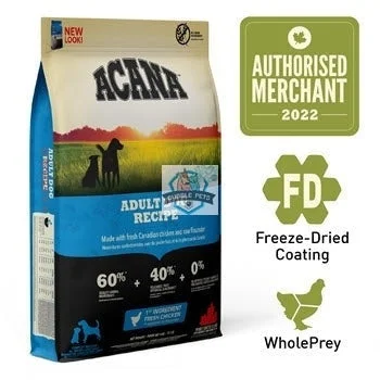 PROMO Extra 10% OFF Acana Heritage Freeze Dried Coated Adult Dog Food