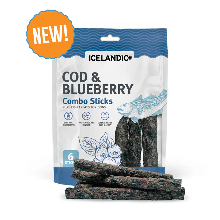 ICELANDIC COD & BLUEBERRY STICKS