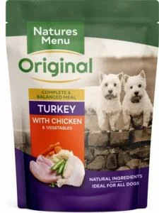 Natures Menu Pouch Turkey With Chicken 300gx8