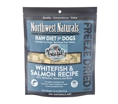 Northwest Freeze Dried Salmon & Whitefish Dog Food (3 12oz for $152.70 Bundle Deal)