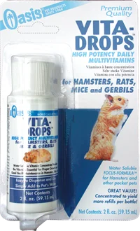 Oasis Vita Drops® Multivitamin for Hamsters Rats Mice and Gerbils (2 oz)