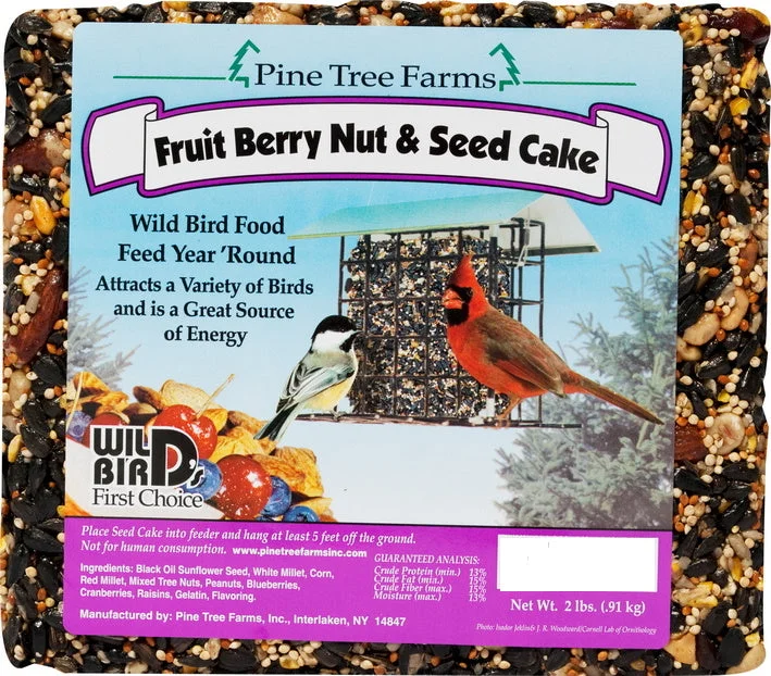 PINE TREE FRUIT BERRY NUT SEED CAKE 2lbs.