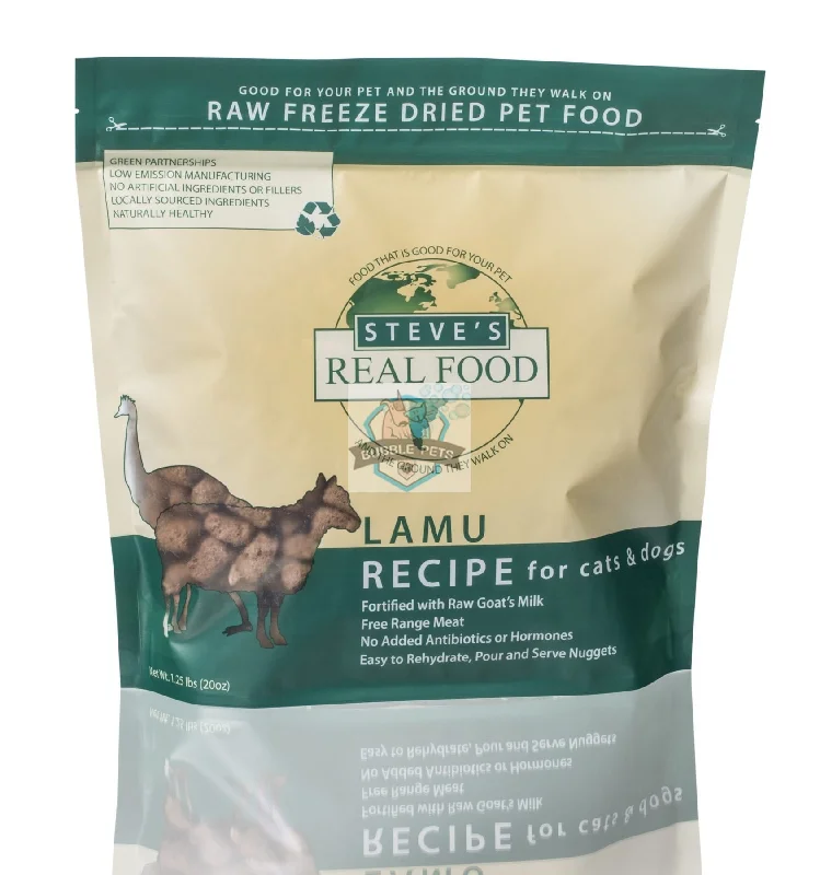 Steve's Real Food Freeze Dried Lamu Dog Food