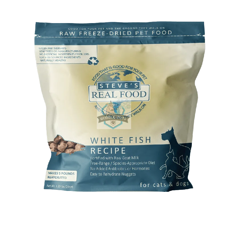 Steve's Real Food Freeze Dried White Fish Dog Food