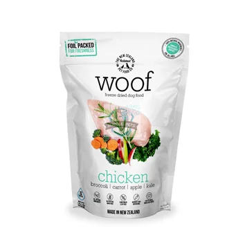 Woof Chicken Freeze Dried Raw Dog Food