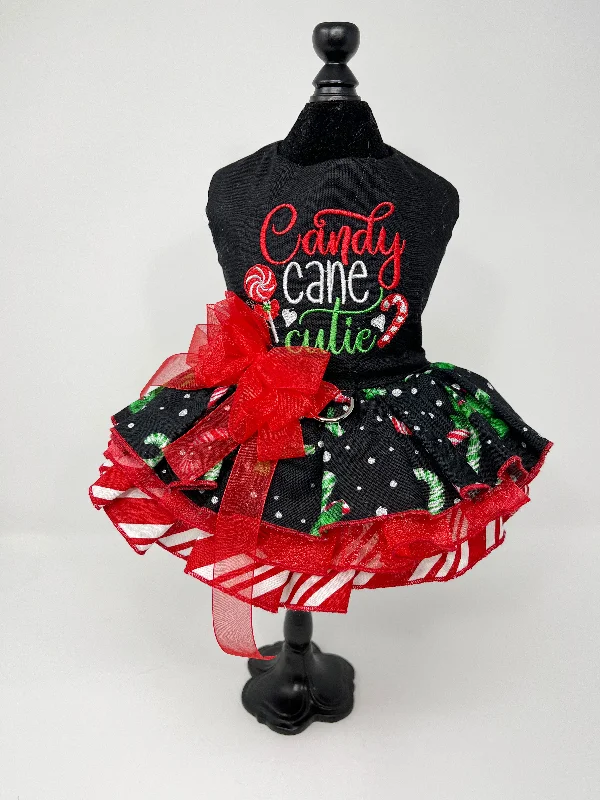 116  'Candy Cane Cutie' Dress with Multi-Layered Skirt.  Size XS