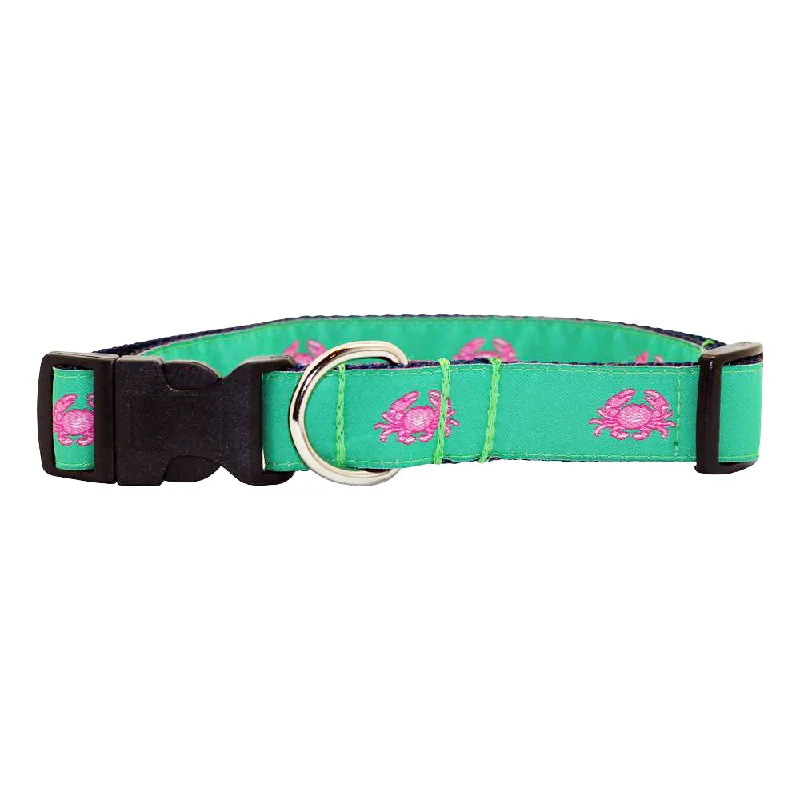 Audubon Green Boiled Crab Dog Collar