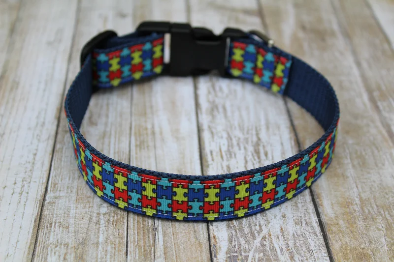 Autism Awareness Dog Collar