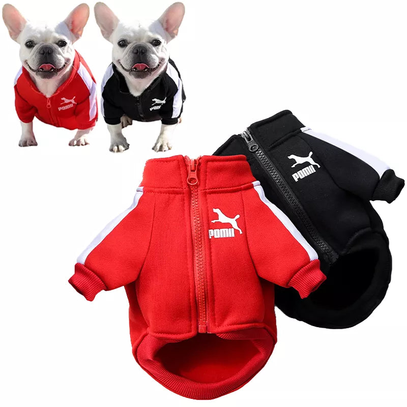 Baseball Dog Jacket - Winter Vest for Small and Medium Dogs