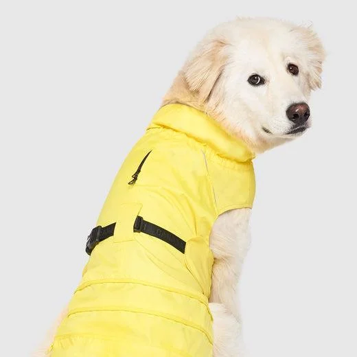 Canada Pooch Grow With Me Raincoat YELLOW