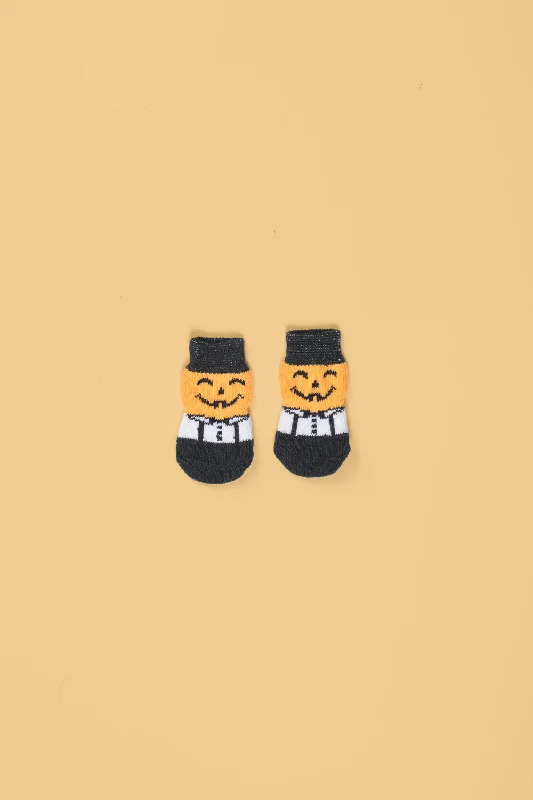 Pumpkin Pet Socks