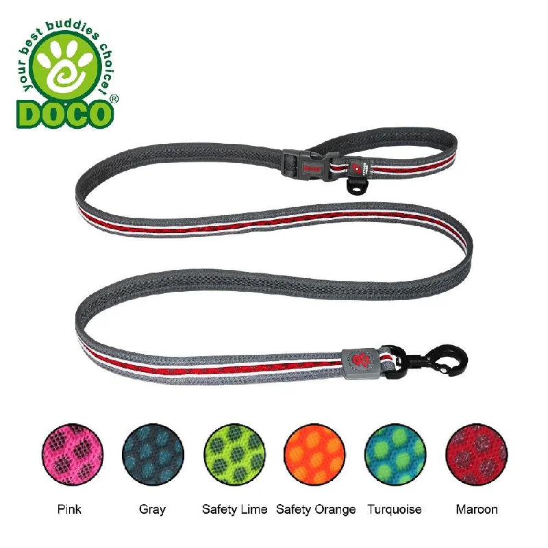 DOCO® Lunar Air Easy Snap Multifunction Dog Leash - 6ft w/ Click and Lock Snap