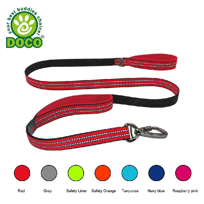 DOCO® VARIO Double Handle Walking/Traffic Nylon Dog Leash