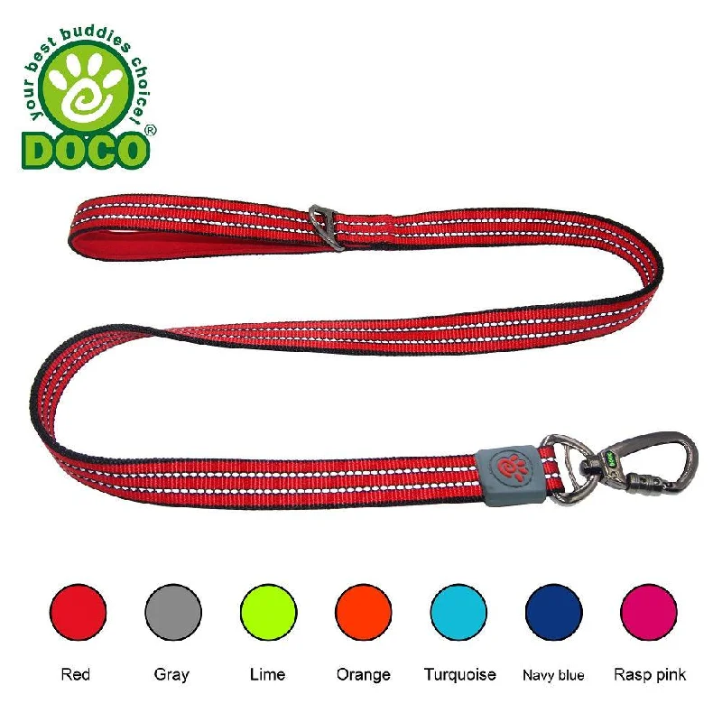 DOCO® VARIO Nylon Dog Leash with Reflective Thread 4ft