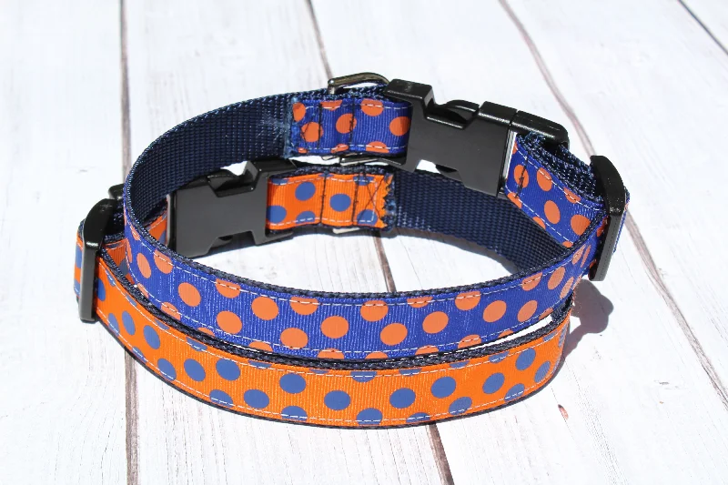 Gator Polka Dot Dog Collar