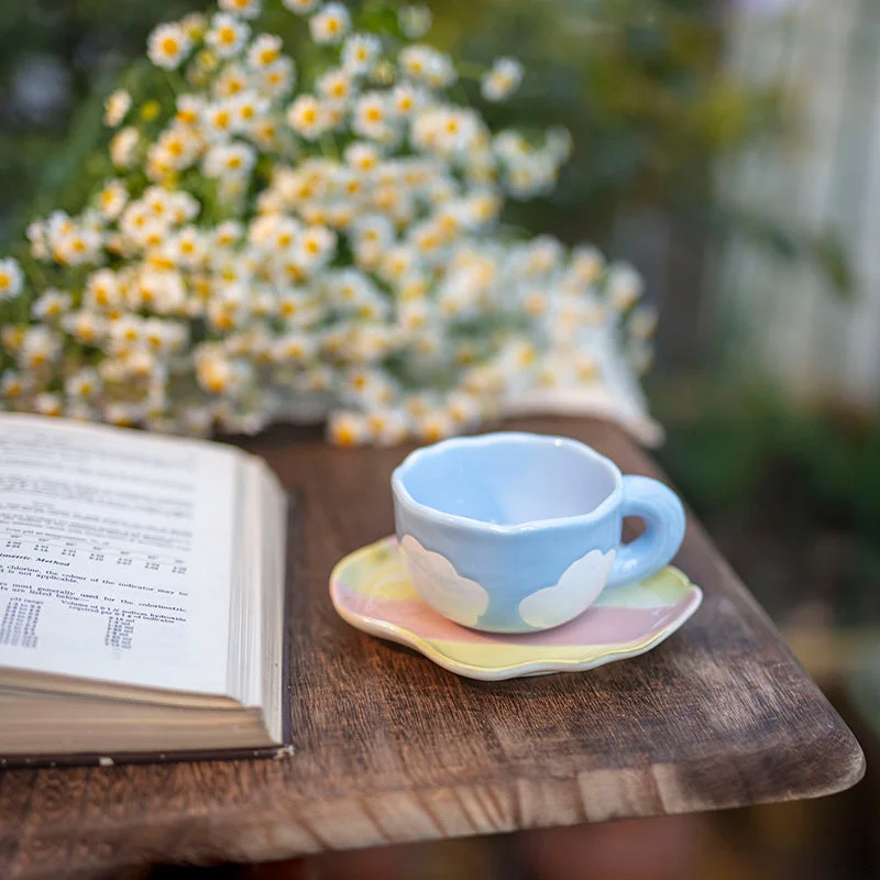 Blue Clouds Coffee Cup