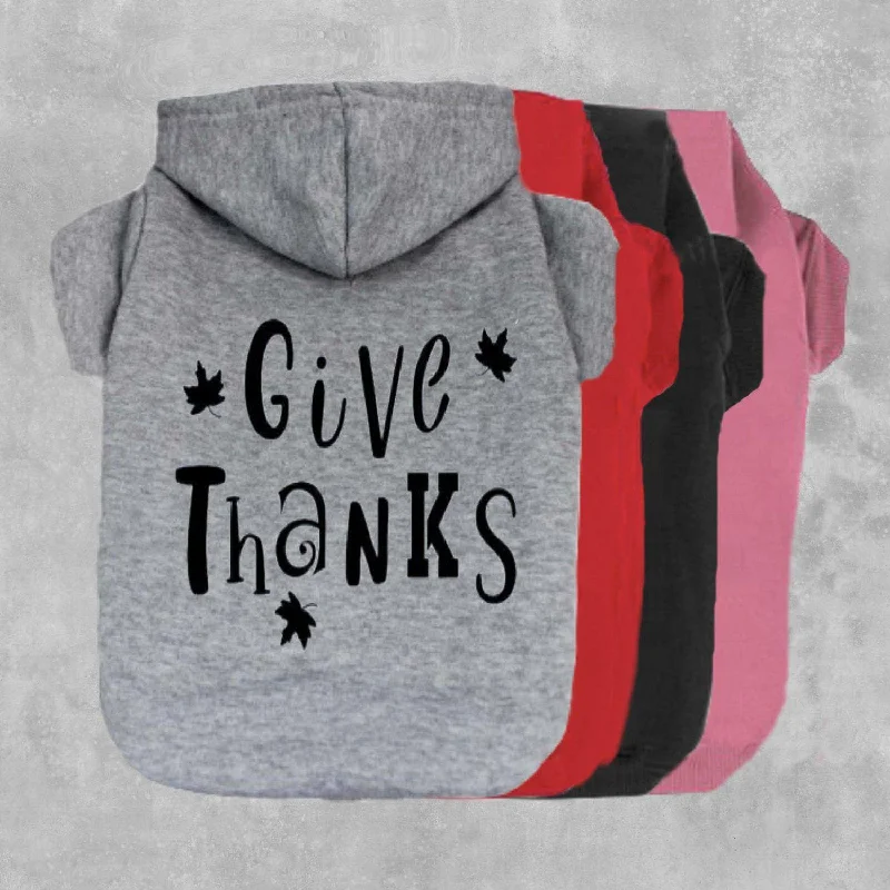 Give Thanks Pet Hoodie