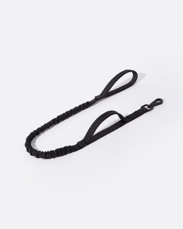 Heavy Duty Bungee Dog Leash - Classic Black