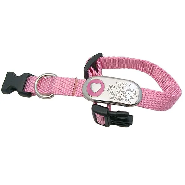 Jewelry ID Collar - Heart