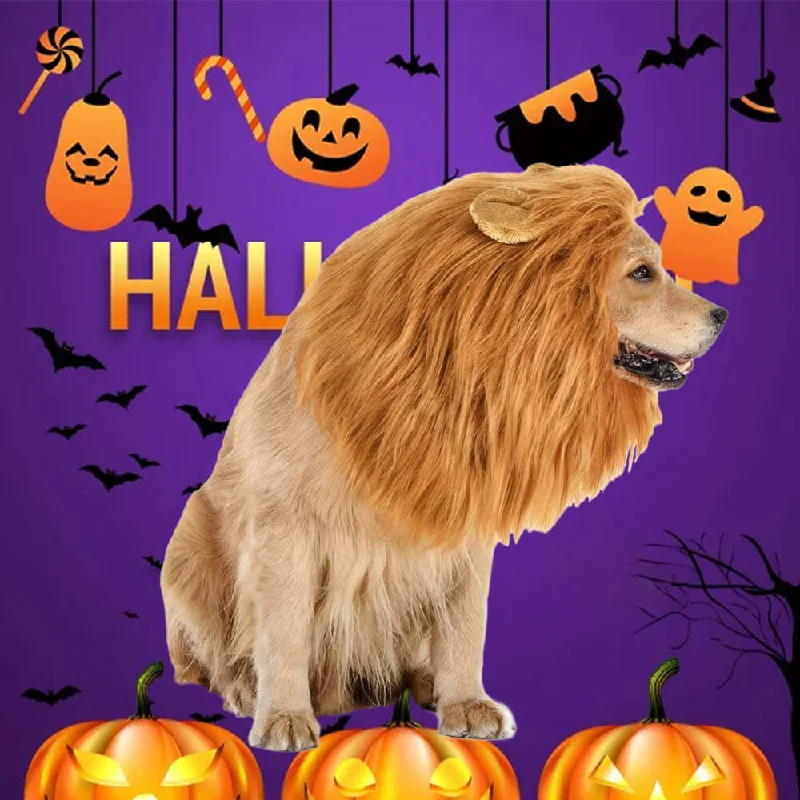 Lion Mane Dog Costume – Perfect for Halloween and Fun Occasions