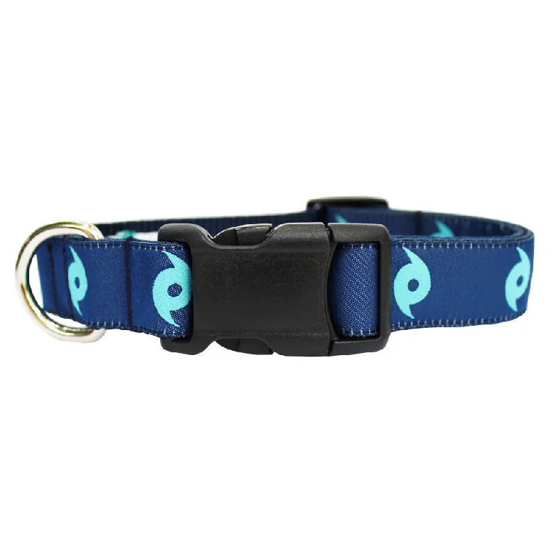 Midnight Navy Ward Off the Hurricane Dog Collar