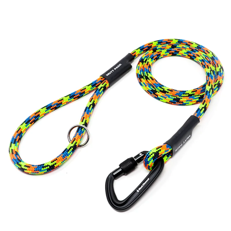 "Neon Adventure" Climbing Rope Leash (Carabiner)