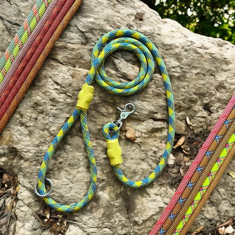 Orange & Yellow Patterns Climbing Rope Leashes