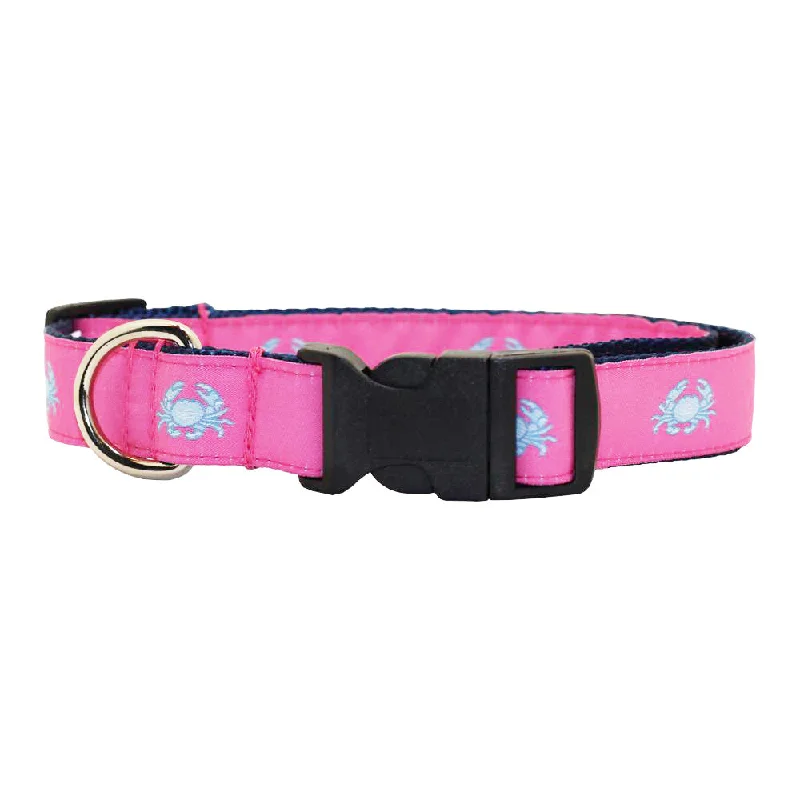 Panama Pink Boiled Crab Dog Collar