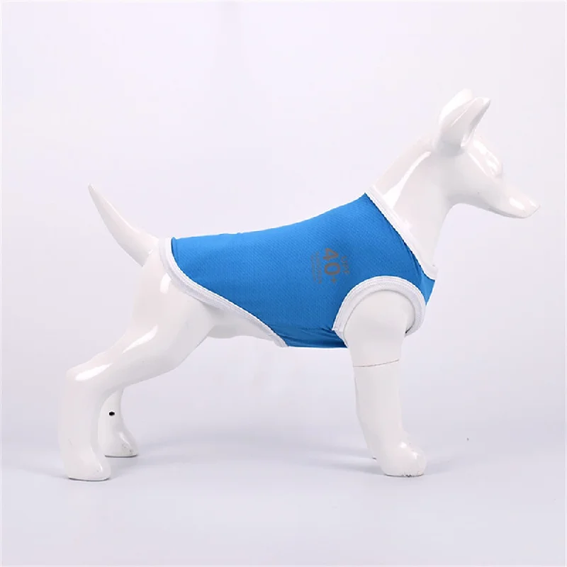 Pet Dog Clothes Multicolor Sunscreen Breathable Thin Vest