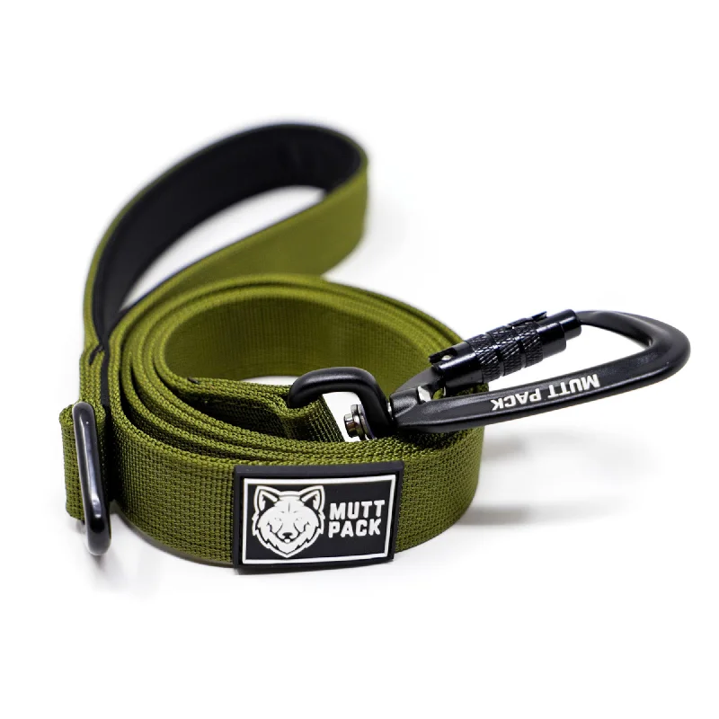 Premium Dog Leash - Olive