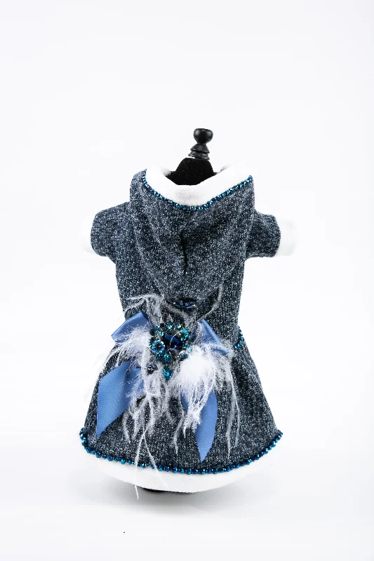 Royal Snow Hooded Dog Dress Size L