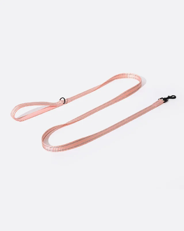 Simply Soft Reflective Dog Leash - Coral Pink