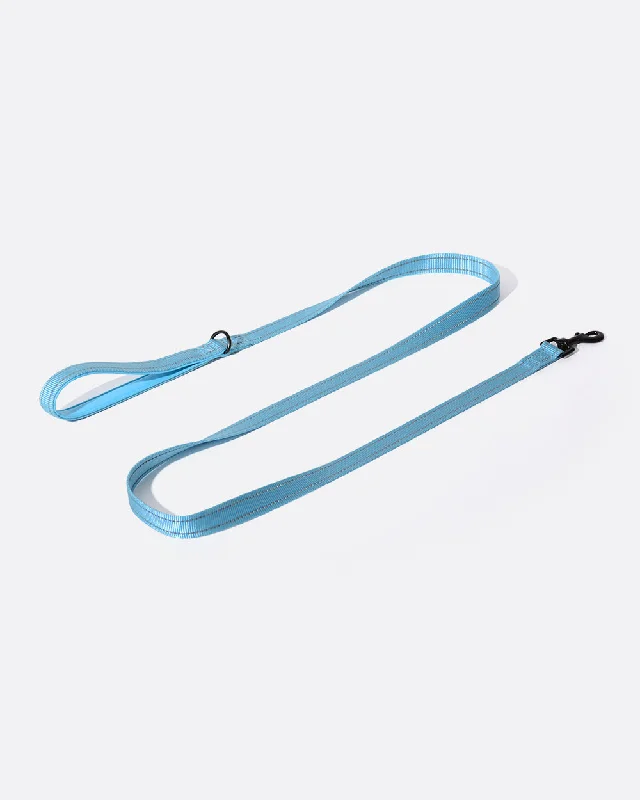 Simply Soft Reflective Dog Leash - Sky Blue