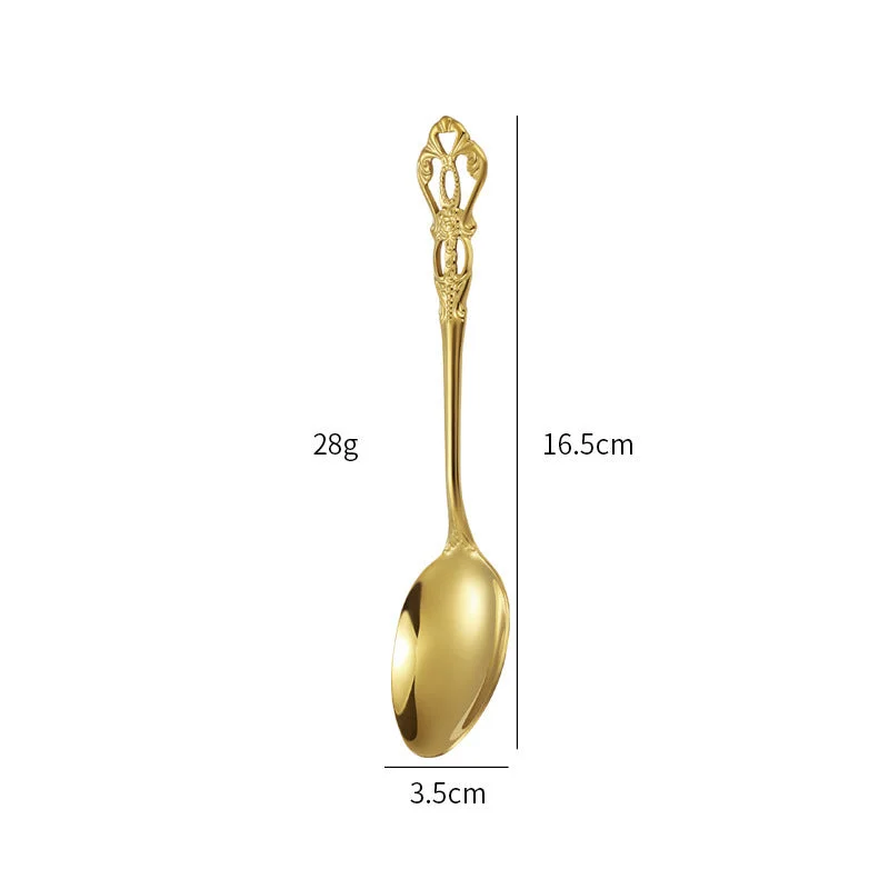 Golden medium spoon