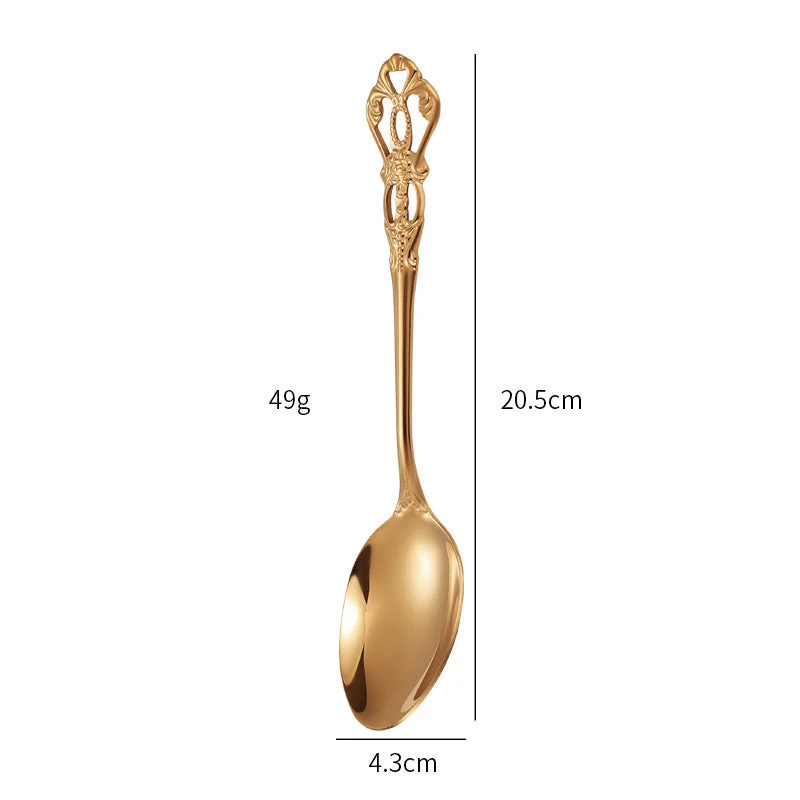 Rose gold spoon