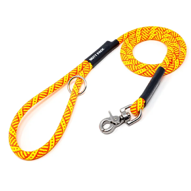 "Sunrise" Climbing Rope Leash (Swivel Clasp)